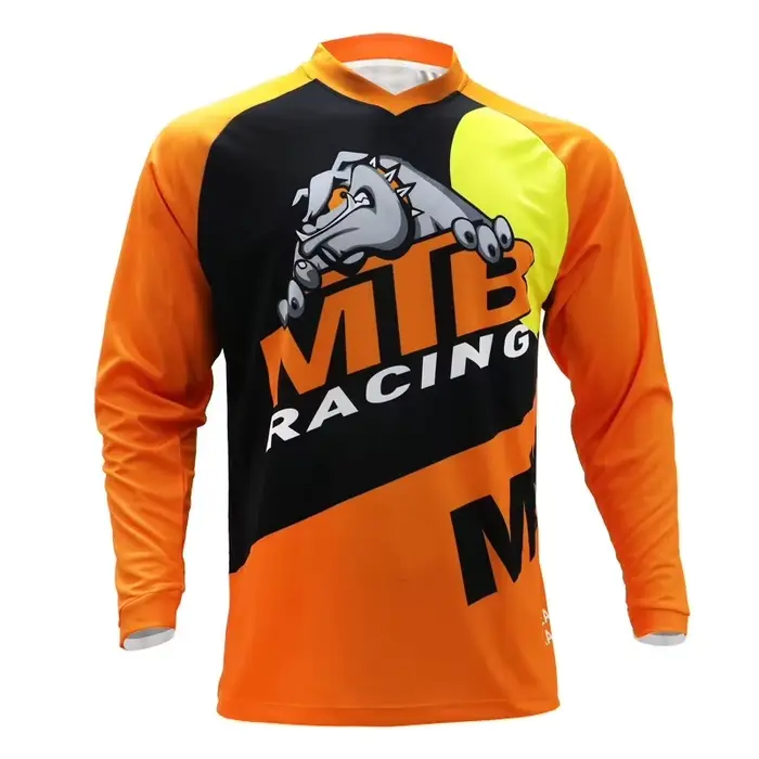 Maillot de cyclisme PRO TEAM Moto pour hommes, maillot de vtt dh enduro, vêtements de sport, de desc