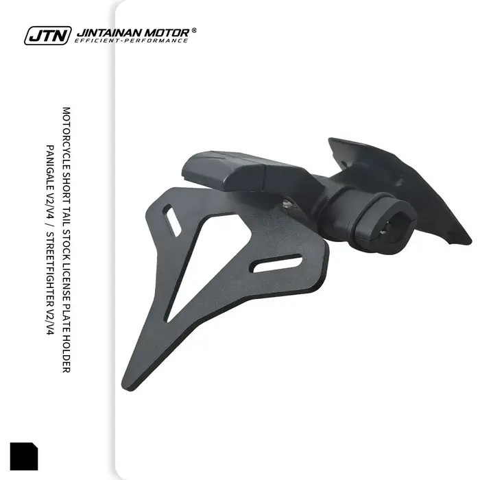 Support de plaque d'immatriculation LED arrière court pour moto JTN PANIGALE V2 V4 S STREETFIGHTER V2 V4 2015-2026 pour DUCATI