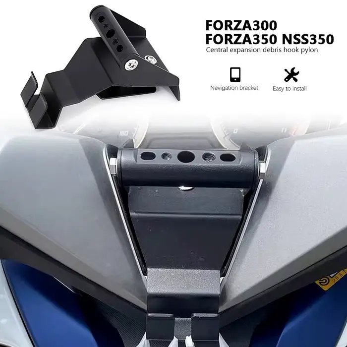 Support GPS pour téléphone portable, accessoires de moto, crochet de splendeur en un pour Honda Forz