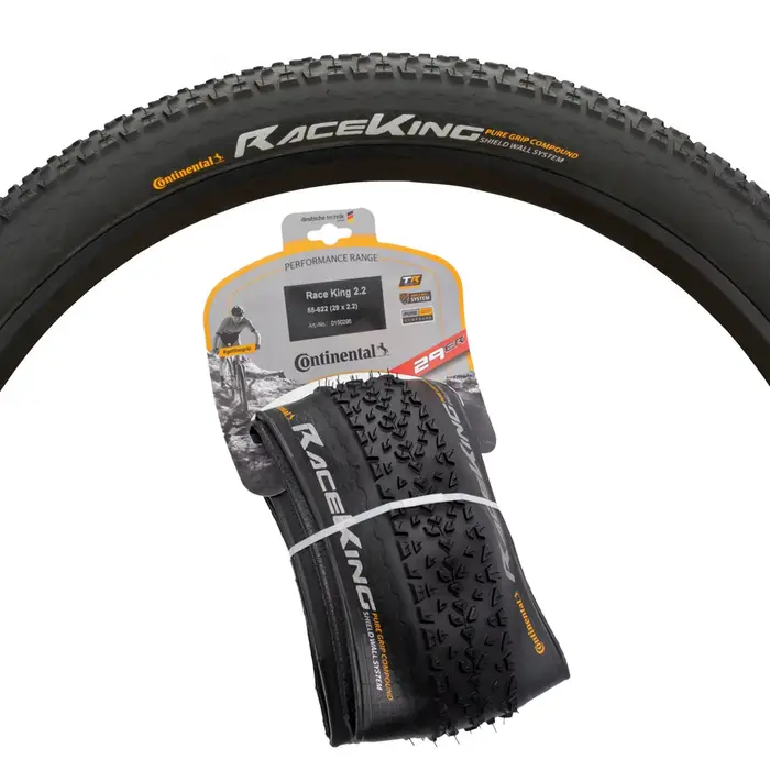 Continental Race King – pneu pliant sans chambre à air pour vtt