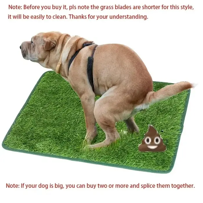 Coussin de pot pour chien en herbe artificielle – Solution de formation pour animaux de compagnie in