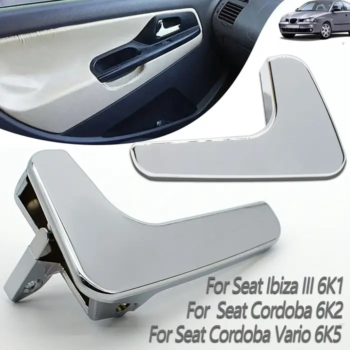 Poignée de porte intérieure de voiture, gauche droite, pour Seat Cordoba 6K2 Ibiza III 6K1 Cordoba V