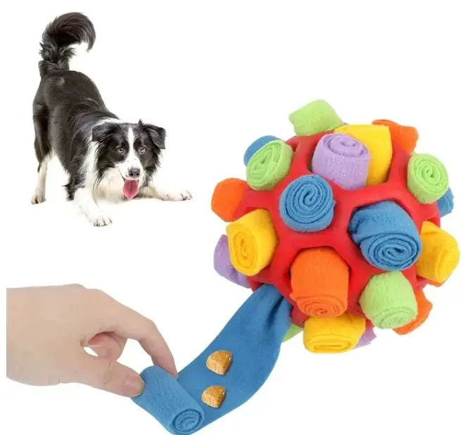Balle olfactive innovante pour chien, jouet d'entraînement vibrant pour animaux de compagnie, nettoy