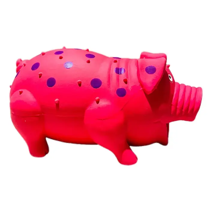 Jouet à mâcher en Latex pour chien, pour grandes races, son de cochon grinçant, conception de meulag