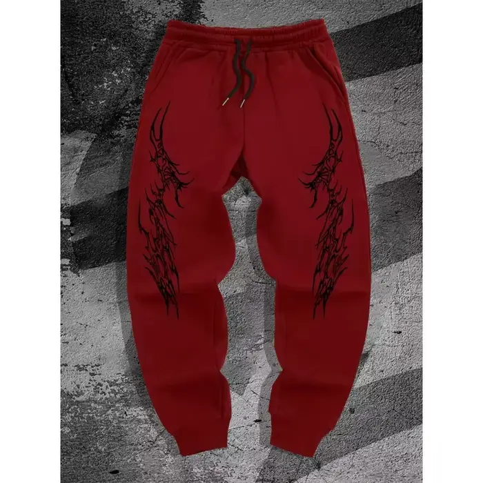 Pantalon de jogging décontracté pour hommes de style gothique, nouveau modèle de printemps pour le c