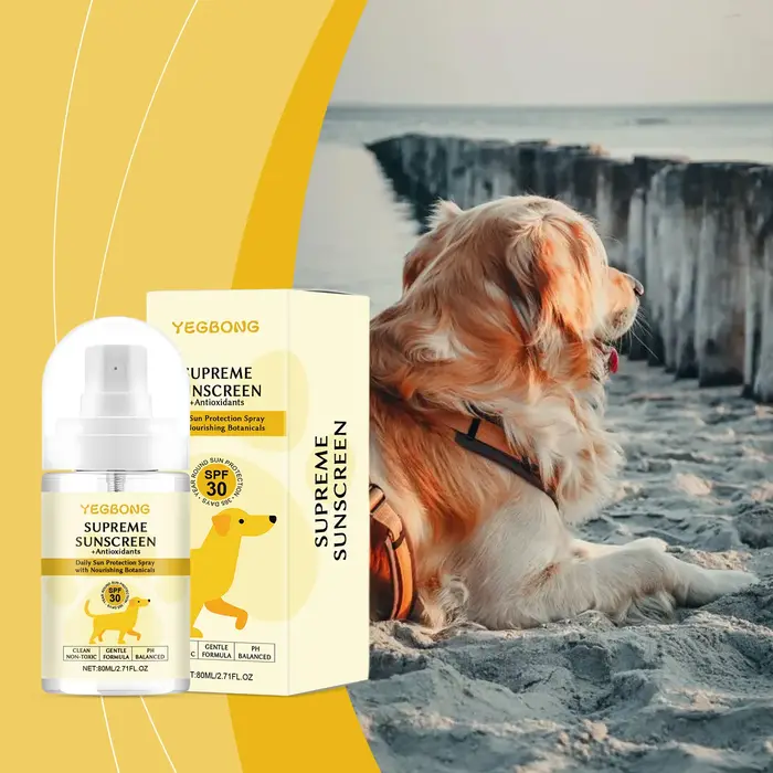 Spray de protection solaire pour chien