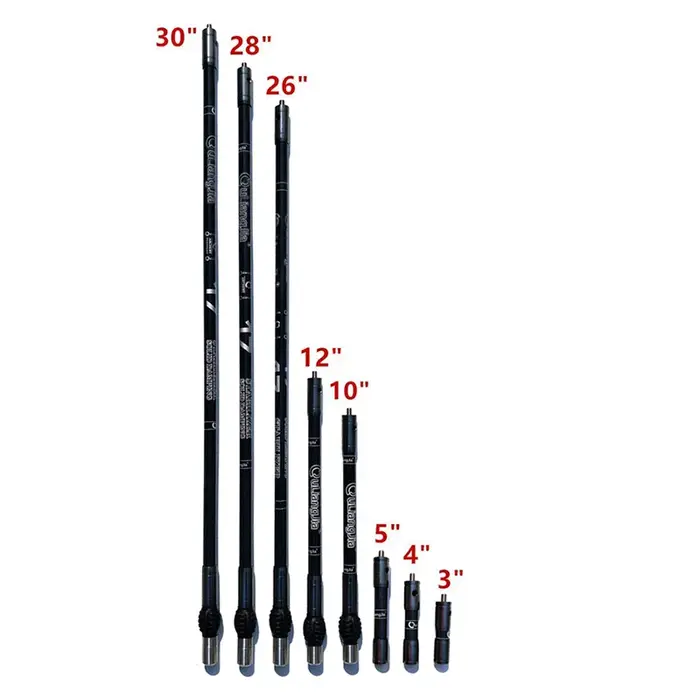 Système de Stabilisateur d'Arc Recourbé en Carbone, Barre d'Équilibre, Amortisseur, Accessoires de T