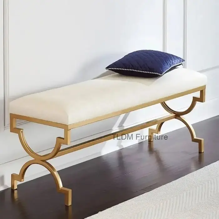 Banc à chaussures de porte nordique, repose-pieds d'entrée de maison, vestiaire, repose-chaussures, 