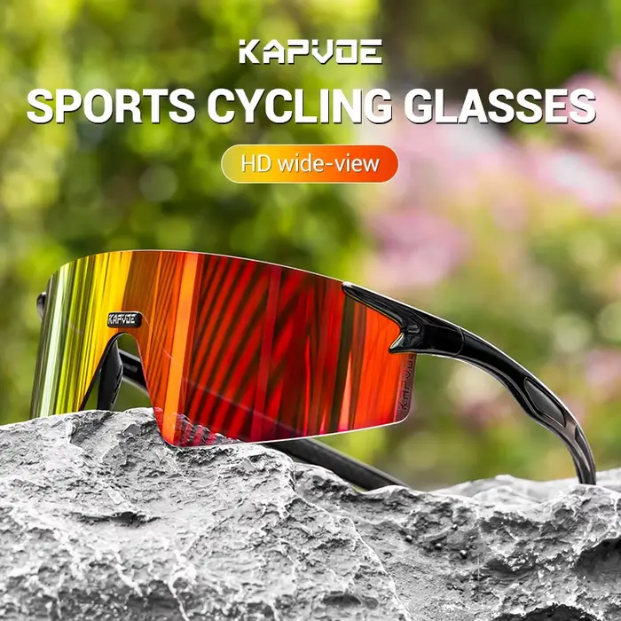 Kapvoe lunettes de cyclisme hommes sport lunettes de soleil vélo de route vtt montagne vélo équitati