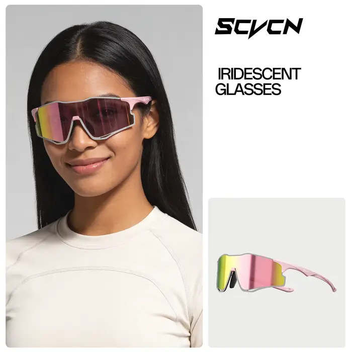 Lunettes de soleil SCVCN pour hommes, légères, pour la course à pied, le cyclisme, photochromiques, 