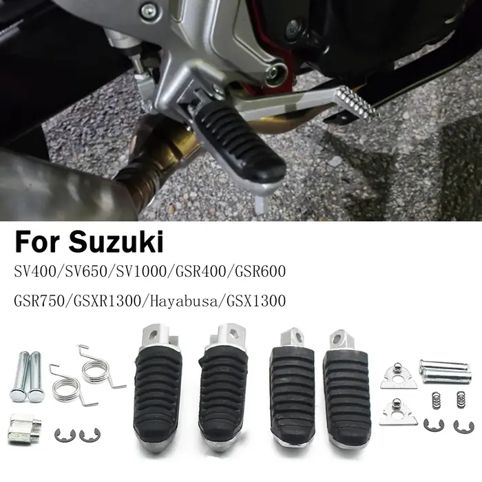 ACZ pour Suzuki GSR600 GSR750 GSXR1300 Hayabusa repose-pieds avant et arrière de moto pour SV400 SV6