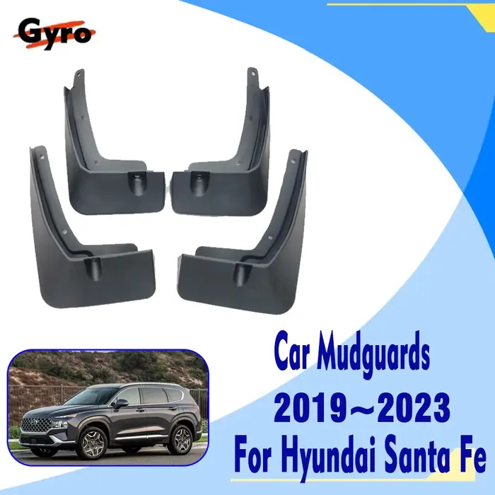 Garde-boue de voiture pour Hyundai Santa Fe, garde-boue, garde-boue, réglage des éclaboussures, acce