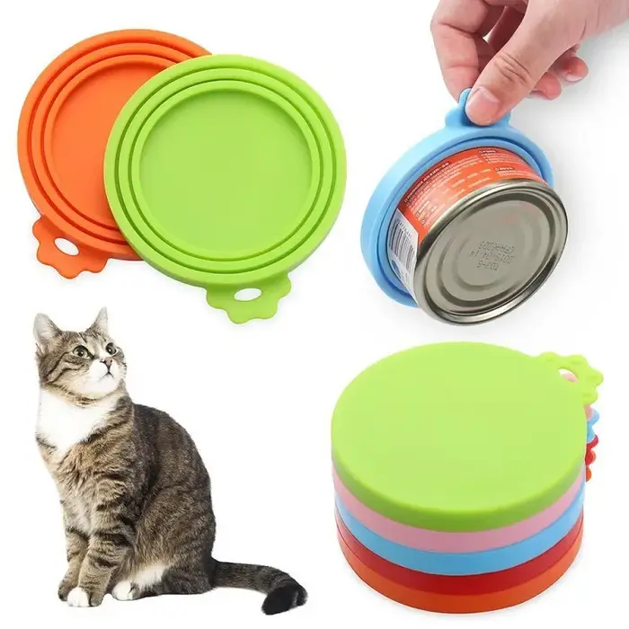 Couvercle en silicone pour boîte de conserve