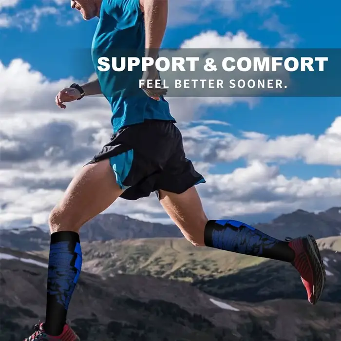 Chaussettes compression professionnelles chasse sport - Soutien circulation optimal running médical