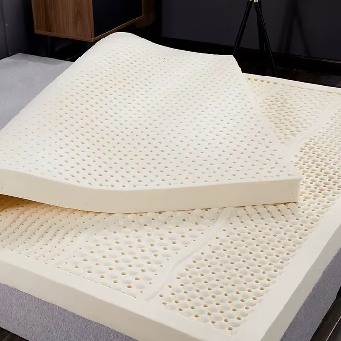 Matelas en latex 100% naturel avec housse, matelas en caoutchouc pur, importé, lit de 1.8m, tapis de