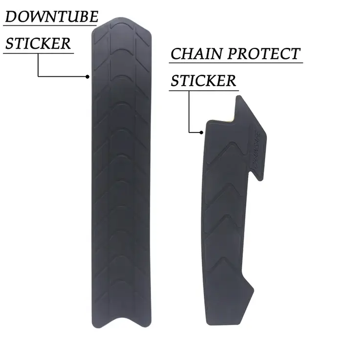 Autocollant anti-rayures en silicone pour cadre de vélo de route et VTT, protection du tube alertes 