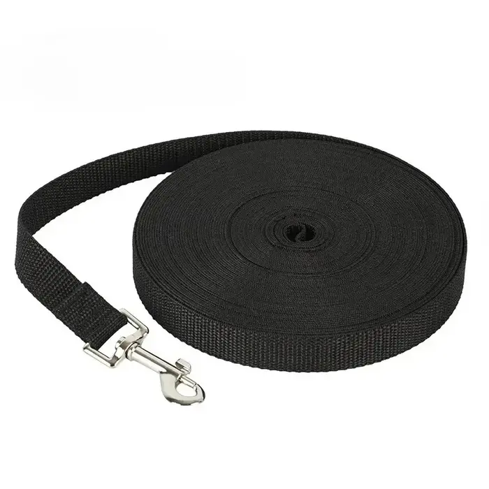Laisse pour chien extra longue en nylon, durable, pour l'entraînement au rappel, longueur extensible