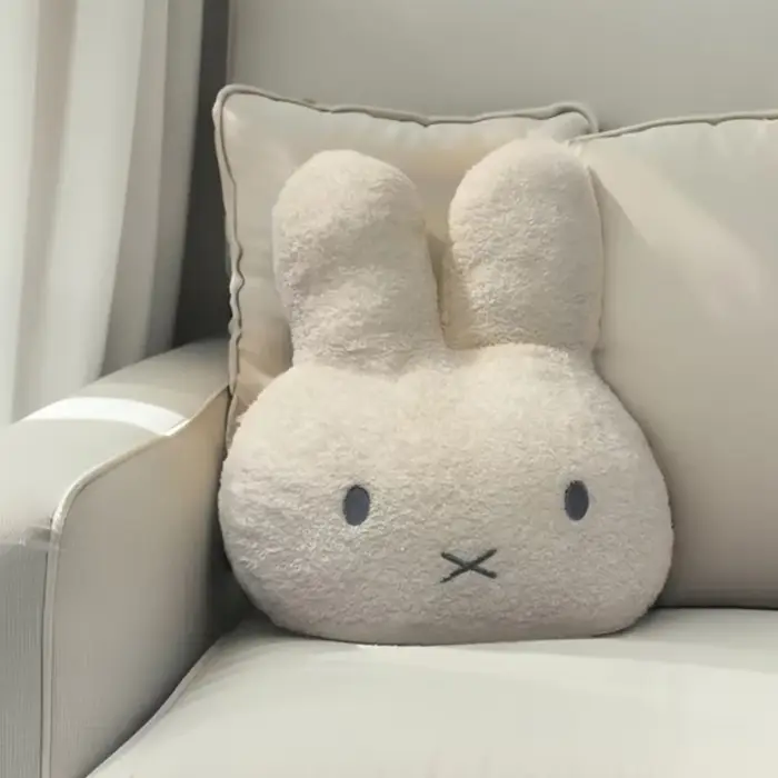 Kawaii Miffy mignon oreiller en peluche dessin animé lapin ajouter coton haute qualité ménage chambr