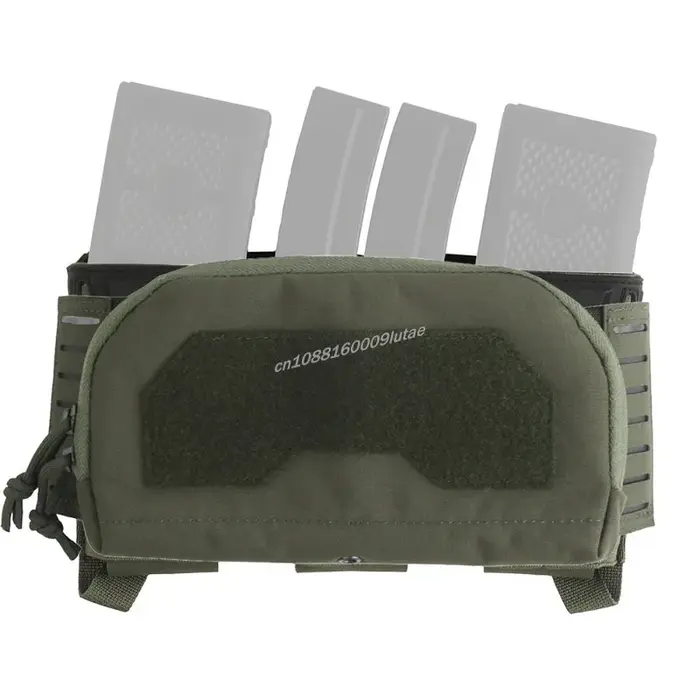 Pochette triple chargeurs multi-calibres avec poche admin - Placard tactique MOLLE