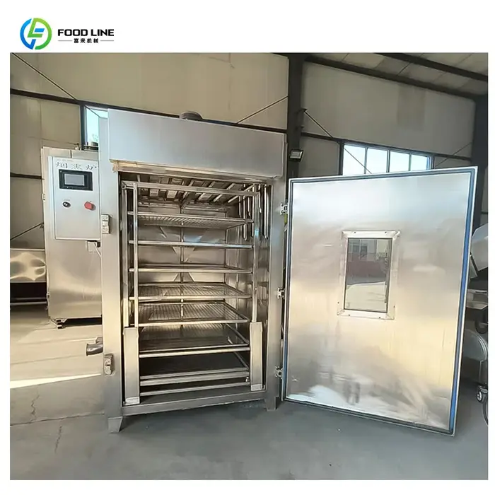 Camion fumoir électrique, équipement de fumage commercial et industriel pour l'utilisation en usine 