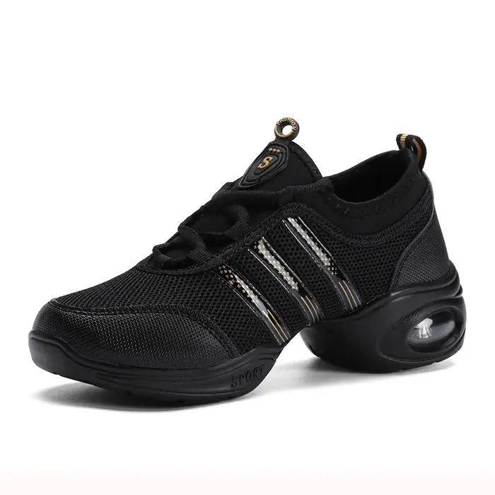 Chaussures de Jazz respirantes à lacets pour femmes, chaussures de danse modernes, baskets confortab