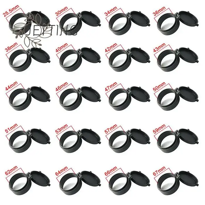 Couvercles de lentilles optiques de visée pour fusil de chasse
