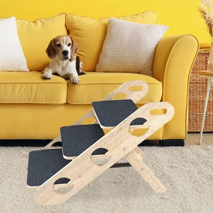 Escaliers pliants pour animaux de compagnie, bois, canapé-lit, rampe pour chiot, antidérapant, astro
