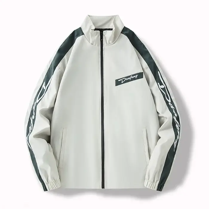 Veste légère à blocs de couleurs pour hommes, voyage décontracté, coupe-vent, résistant à l'usure, t