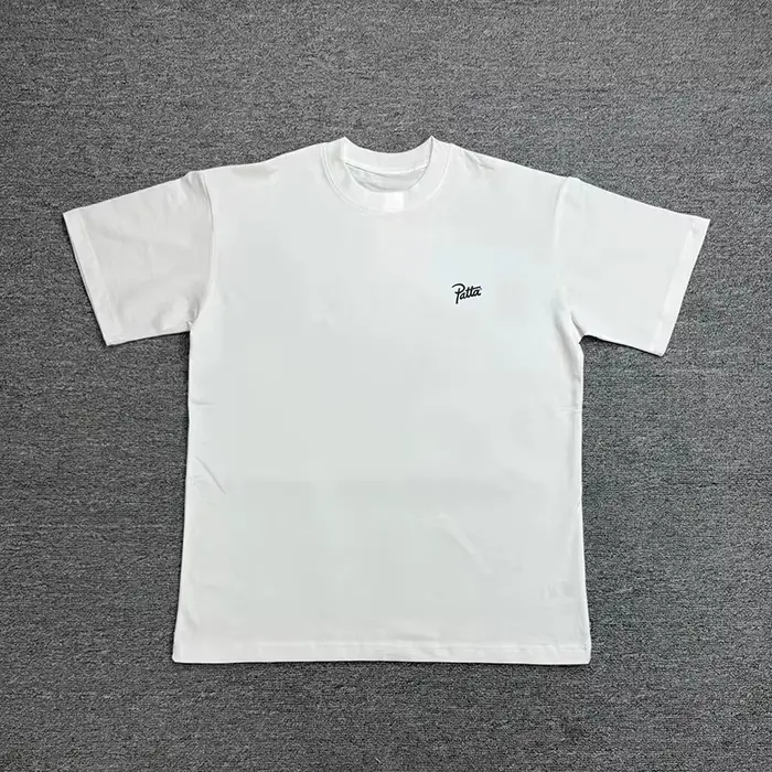 T-shirt classique avec logo P Dutch Street Fashion Brand, en coton, avec motif graphique, pour homme