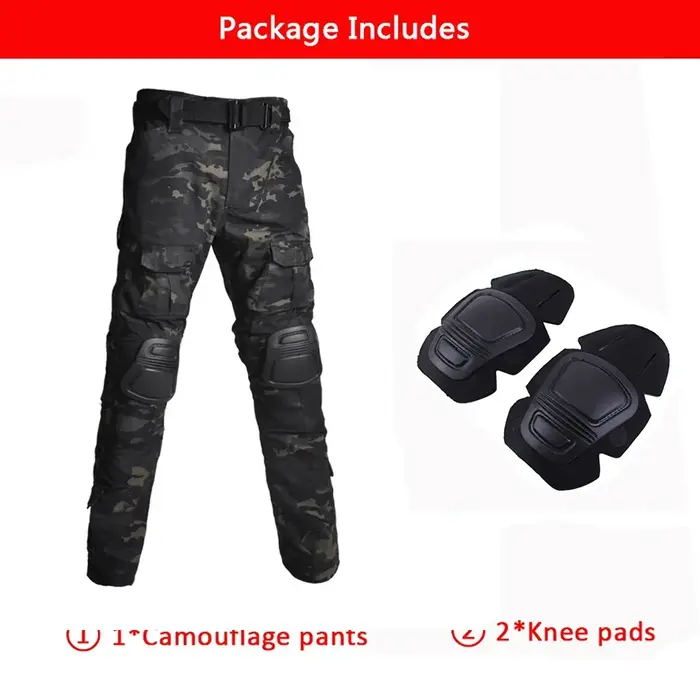 Pantalon tactique de camouflage pour la chasse, résistant à l'usure, pour la randonnée, le camping e
