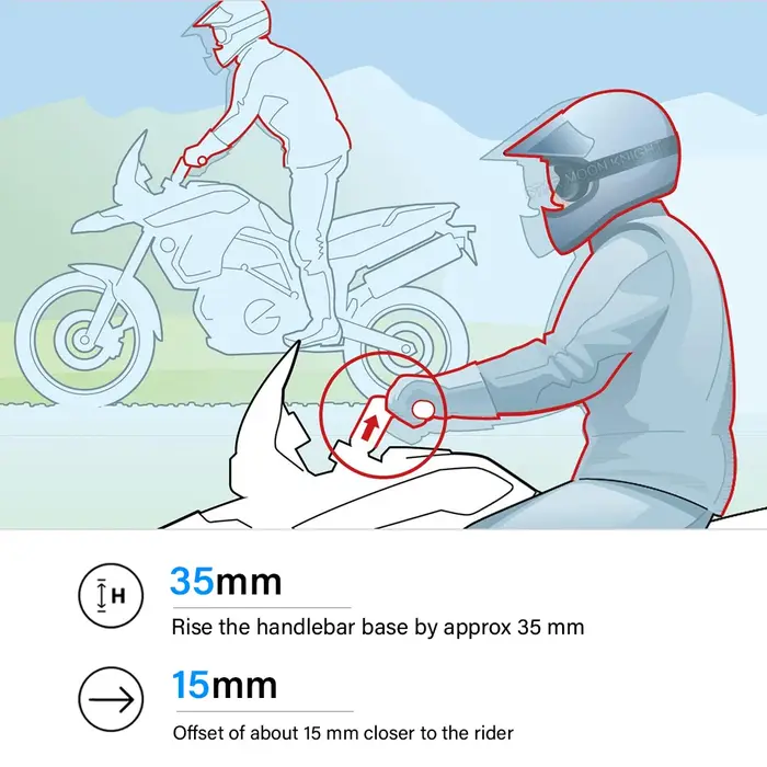 Pince de montage de guidon CNC, pour Honda Africa Twin CRF1100L CRF 1100 L Adventure Sports 2020 202
