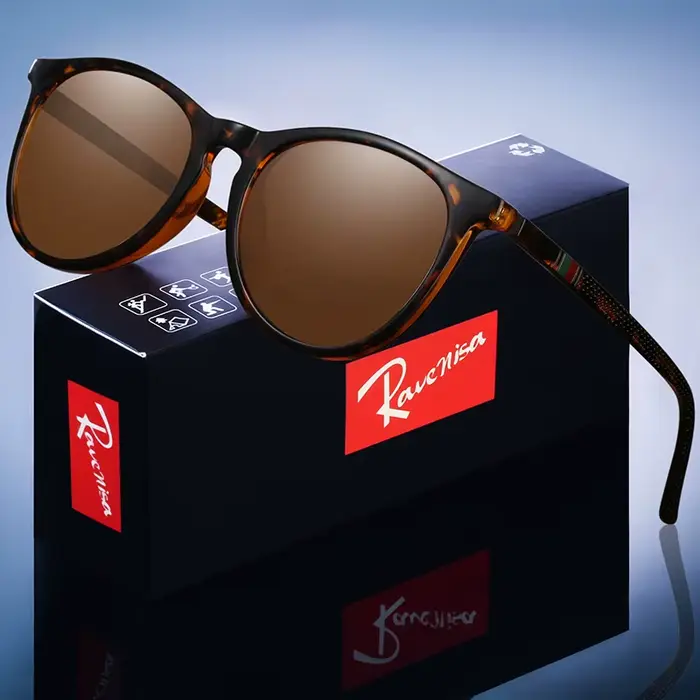Lunettes de soleil polarisées à la mode pour femmes, monture Design de marque, lunettes de soleil à 