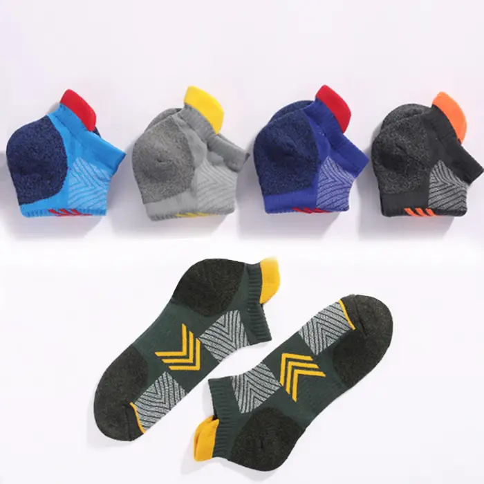 Chaussettes de chasse homme 5 paires mi-mollet coton respirant sport épaisse grande taille 39-50