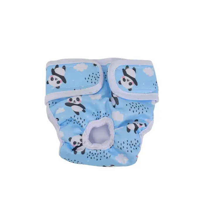 Pantalon taille élastique pour chien, sous-vêtements mignons, culotte sanitaire, vêtements pour anim