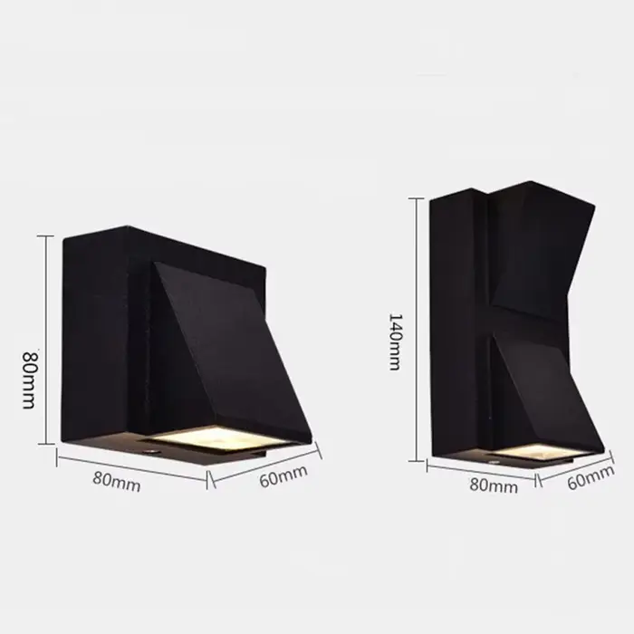 5W 10W mur LED lampe étanche IP65 extérieur applique murale balcon jardin décoration éclairage lampe