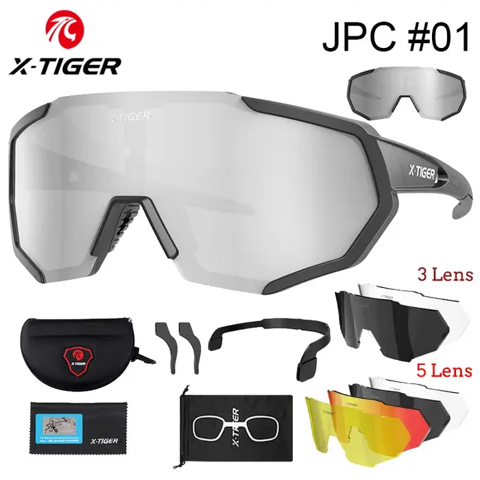 X-TIGER Lentille Polarisée Lunettes De Cyclisme Vélo De Route Cyclisme Lunettes Lunettes Cyclisme VT