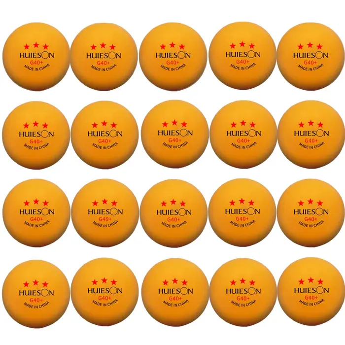 Huieson 50/100 pièces balles de Ping-Pong de haute qualité balles de Tennis de Table Standard Intern