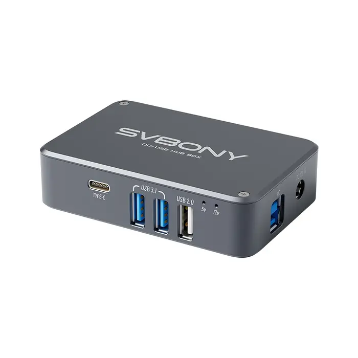 Svbony SV241 astronomie Micro DC + USB HUB Box USB3.1 sortie de lecture haute vitesse et Interface type-c pour l'astroph