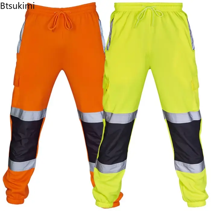 Pantalon réfléchissant sécurité 360° haute visibilité chasse nocturne jogging nocturne