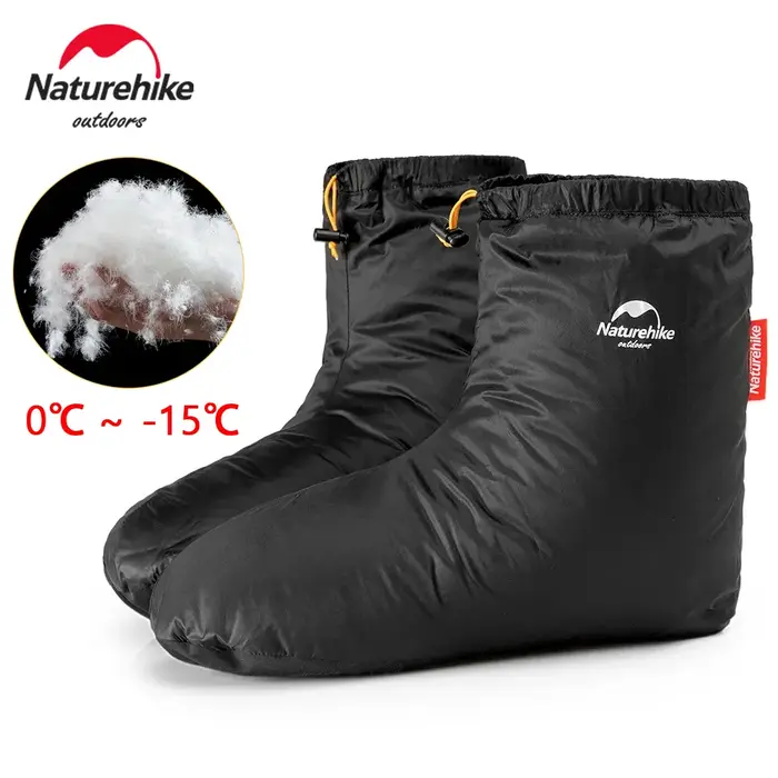 Chaussettes Duvet d'Oie Naturehike Imperméables Chaleur Hiver Couvre-Pieds Léger Unisexe