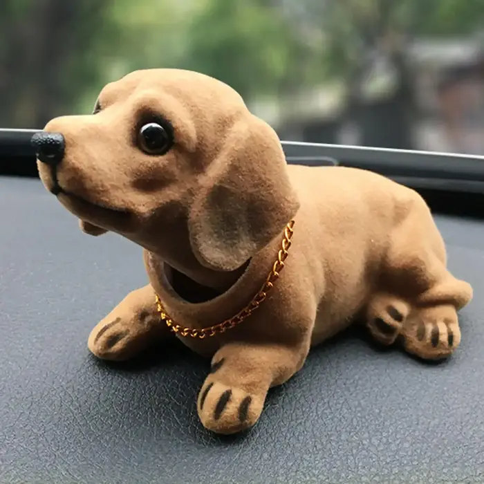 Figurine de chien à tête de Bobble