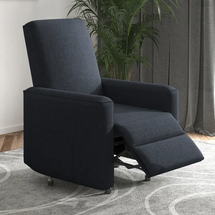 HORGgland-Fauteuil inclinable à bascule foetal der, chaise à bascule pour pépinière avec repose-pied