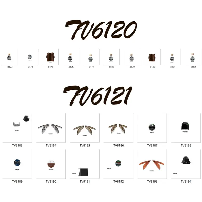 Accessoires pour modèles TV6120 TV6121