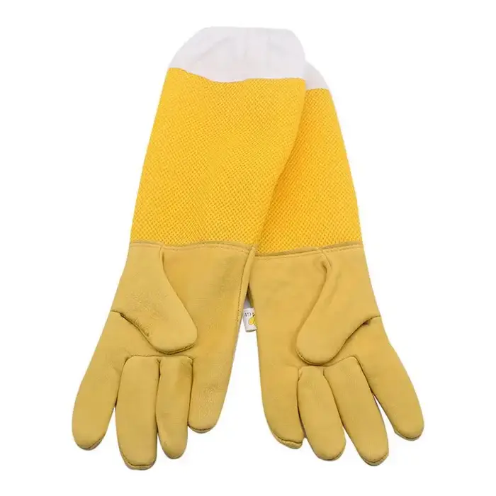 1 paire de gants pour apiculture, longs gants en peau de mouton pour apiculteurs, outils pour l'apic