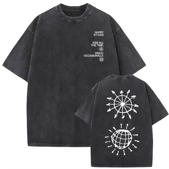 T-shirt vintage délavé Harry Styles « Together » Tour 2026 pour hommes et femmes, mode pop musicale,