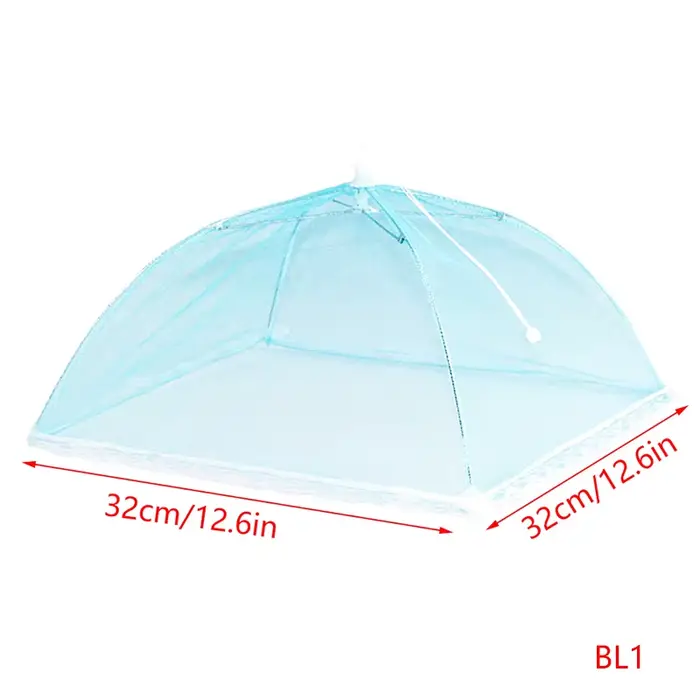 Tente Anti-Mouches Pliable en Maille pour Cuisine, Filet breton, Parapluie de Pique-nique, Protectio