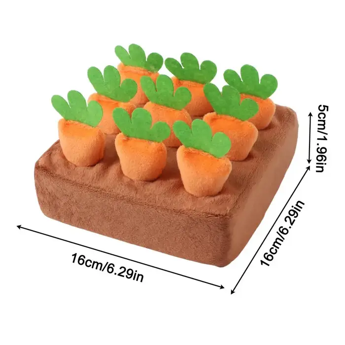 Tapis de reniflement interactif pour chien avec carottes amovibles pour l'entraînement de stimulatio