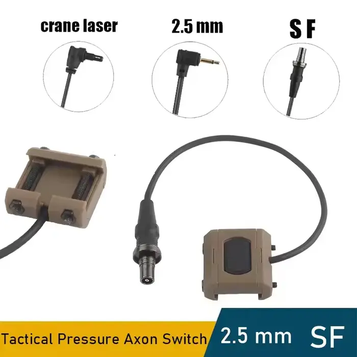 Interrupteur pression tactique léger pour laser DBAL PEQ NGAL chasse nocturne et reconnaissance