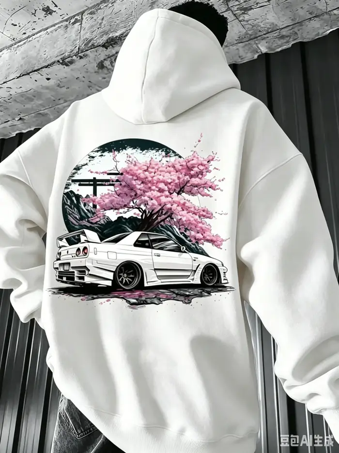 Sweat à capuche pour homme pour l'automne/hiver, style streetwear minimaliste avec graphiques vintag