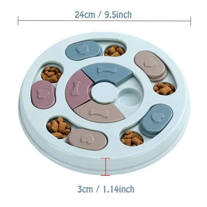 Bol de cachette de nourriture pour chien, formation de nourriture lente, jouet éducatif pour chien p
